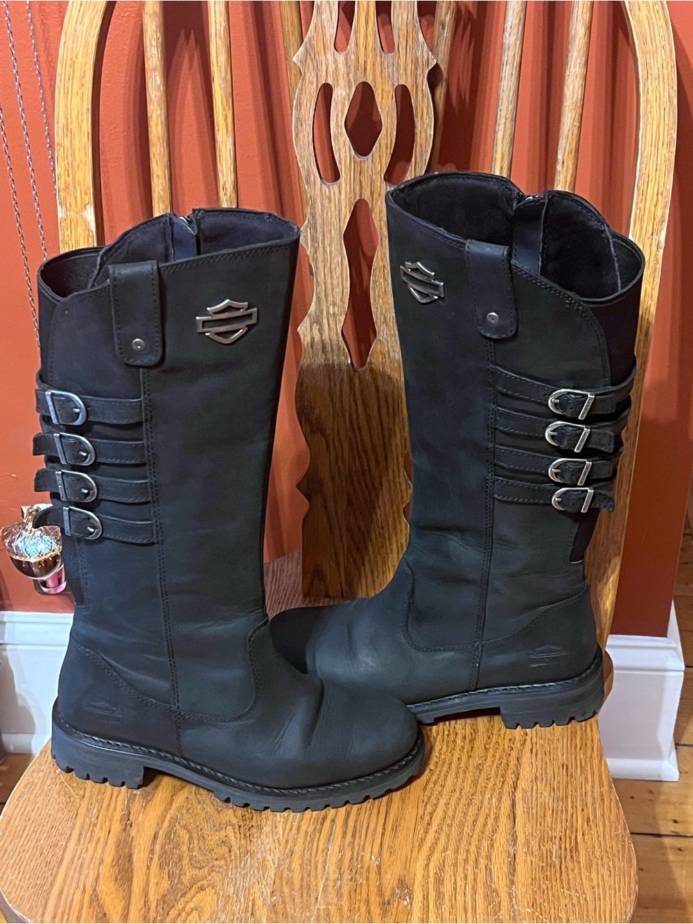 Women’s Harley-Davidson® Tall Black Josi Riding Boots- 9